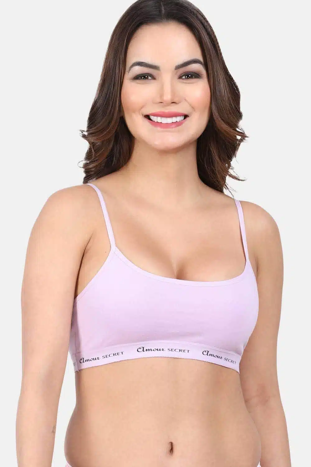 Buy Amour Secret Single Layered Non-Wired 3/4Th Coverage T-Shirt Bra - Skin  at Rs.595 online
